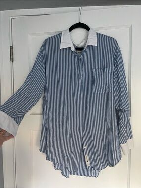 Lucky Brand Stripe Button-Up Shirt